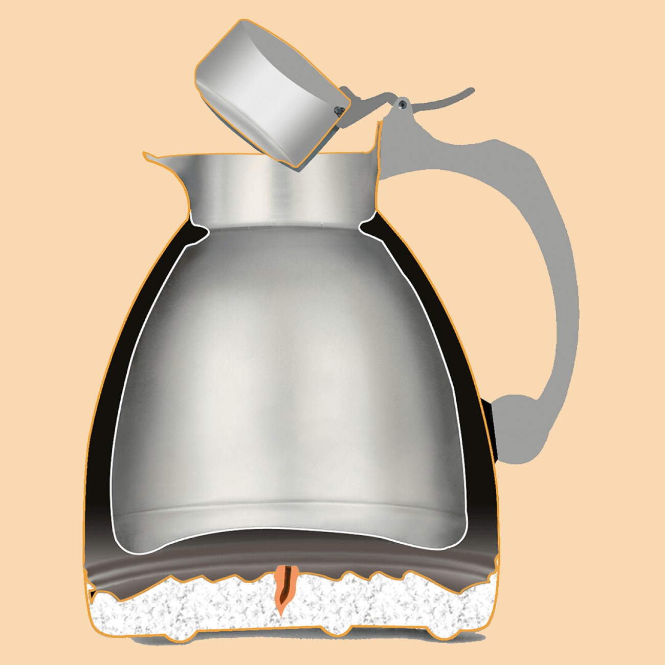 Alfi Ισοθερμική κανάτα 0,6 lt σειρά Hotello