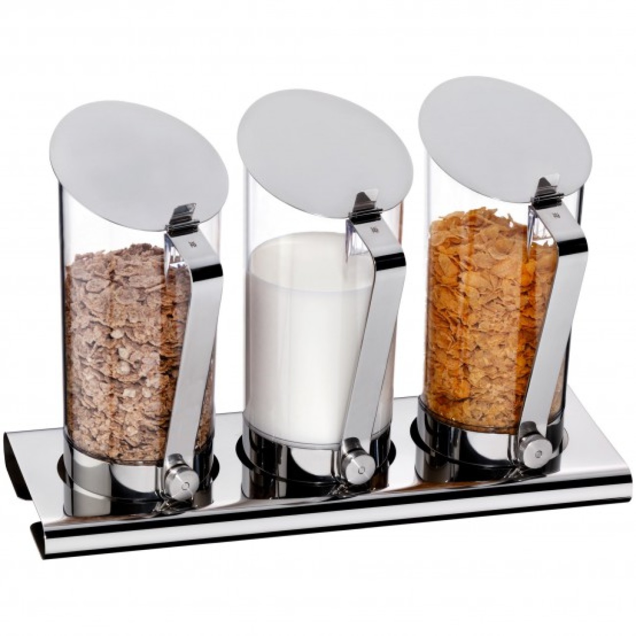 WMF Σταντ σερβιρίσματος 3 θέσεων δημητριακών/χυμού/γάλακτος 44,5x17,2x29,4 cm σειρά Neutral