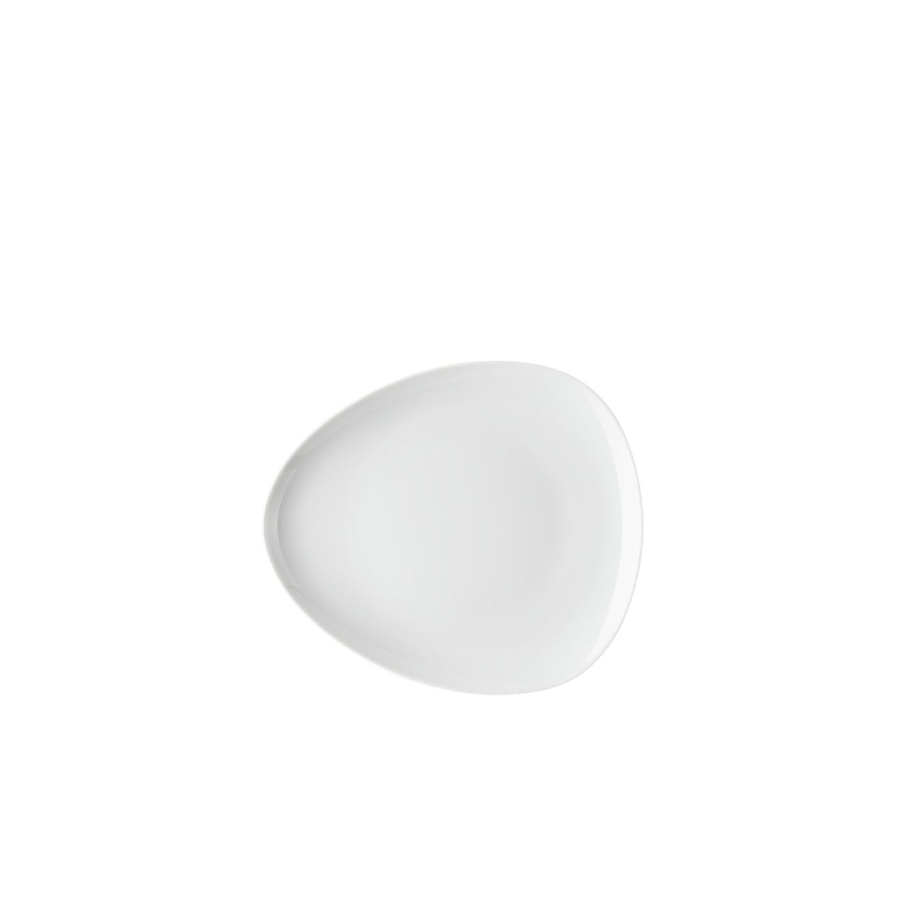 Rosenthal Πιάτο τριγωνικό ρηχό 23 cm σειρά New Epoque Weiss