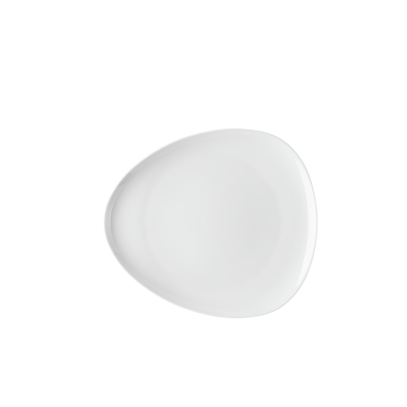 Rosenthal Πιάτο τριγωνικό ρηχό 29 cm σειρά New Epoque Weiss
