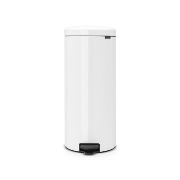 Brabantia Pedal bin newicon, 30 litre, plastic bucket white