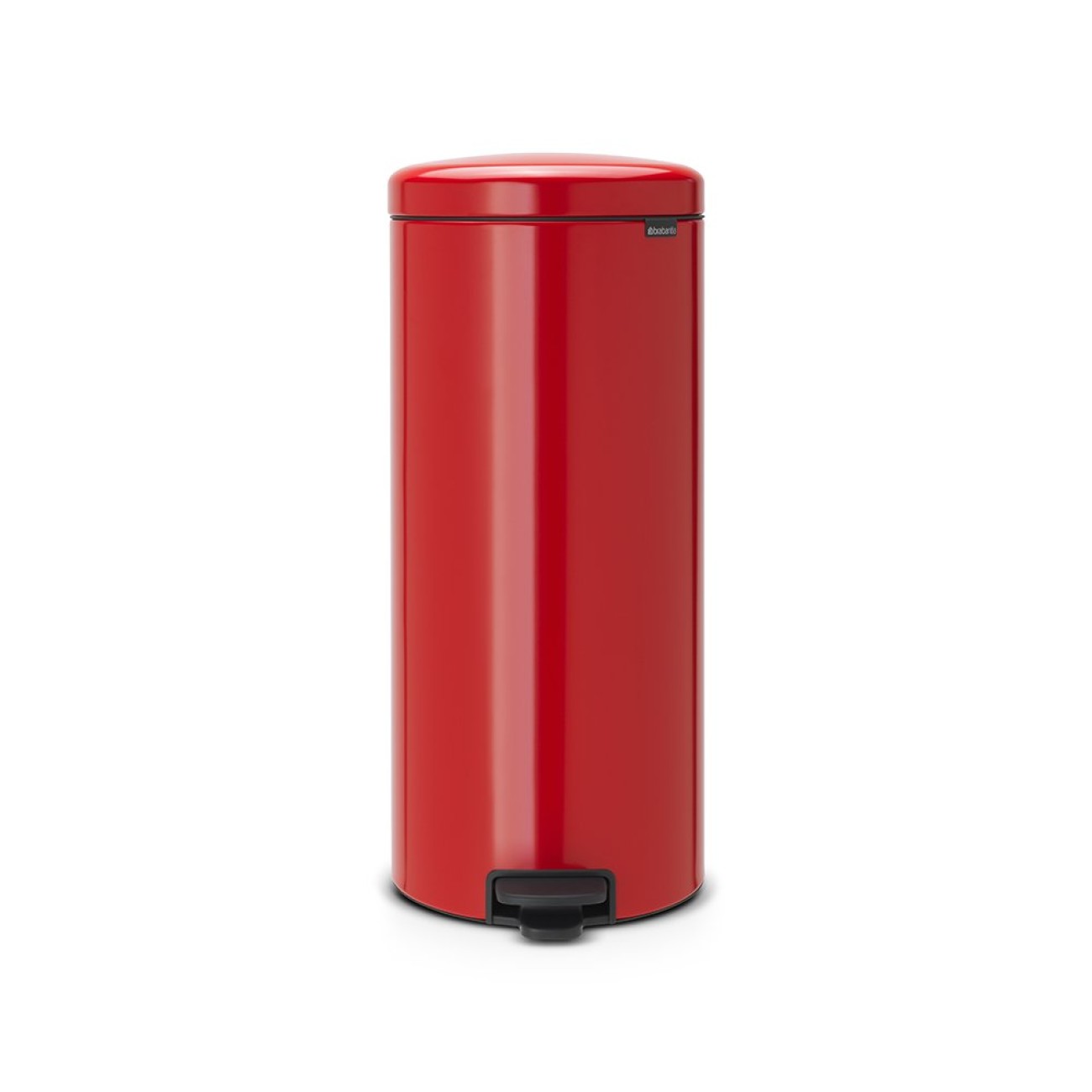 Brabantia Pedal bin newicon, 30 litre, plastic bucket passion red
