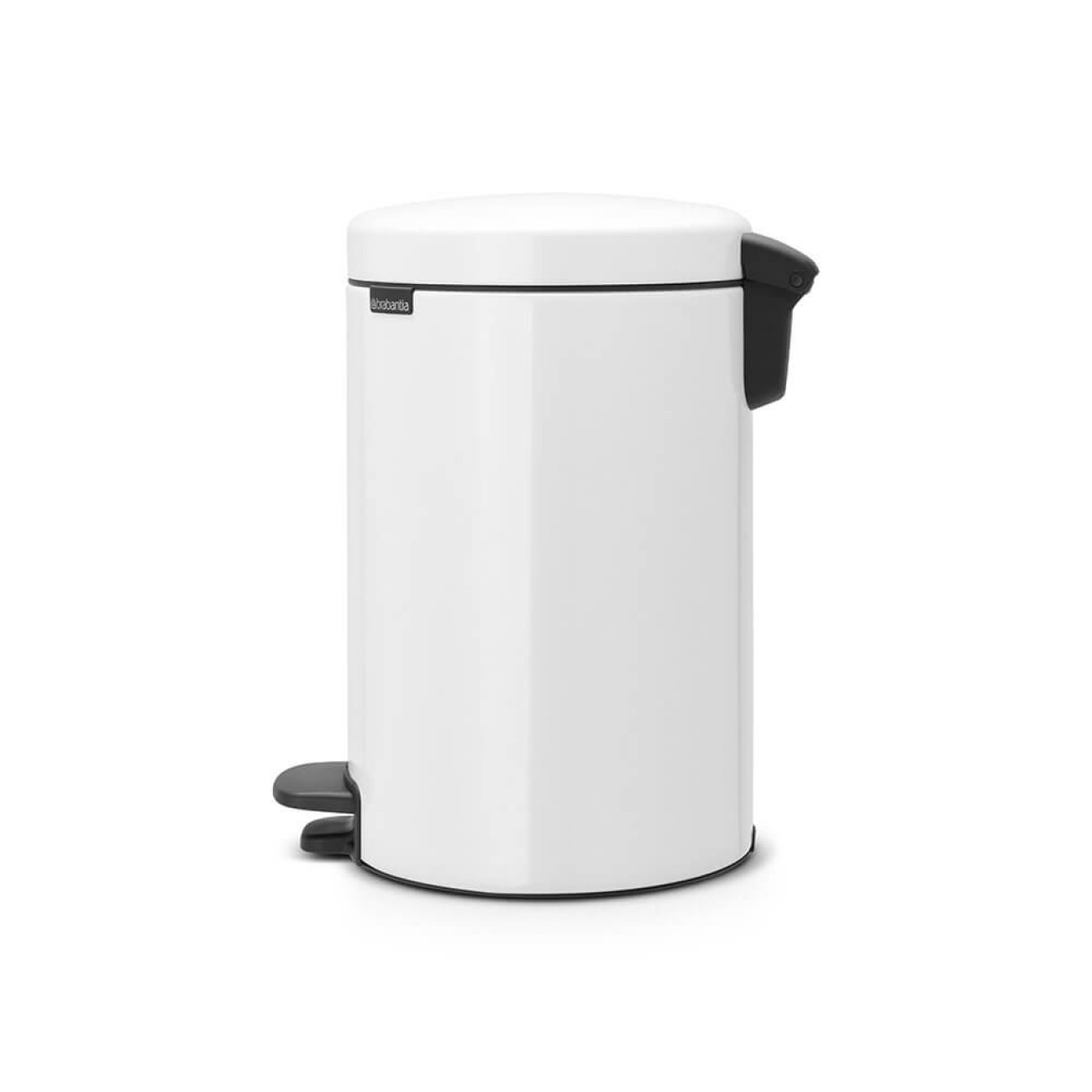 Brabantia Κάδος πεντάλ soft closing, plastic bucket white 12 lt σειρά New Icon