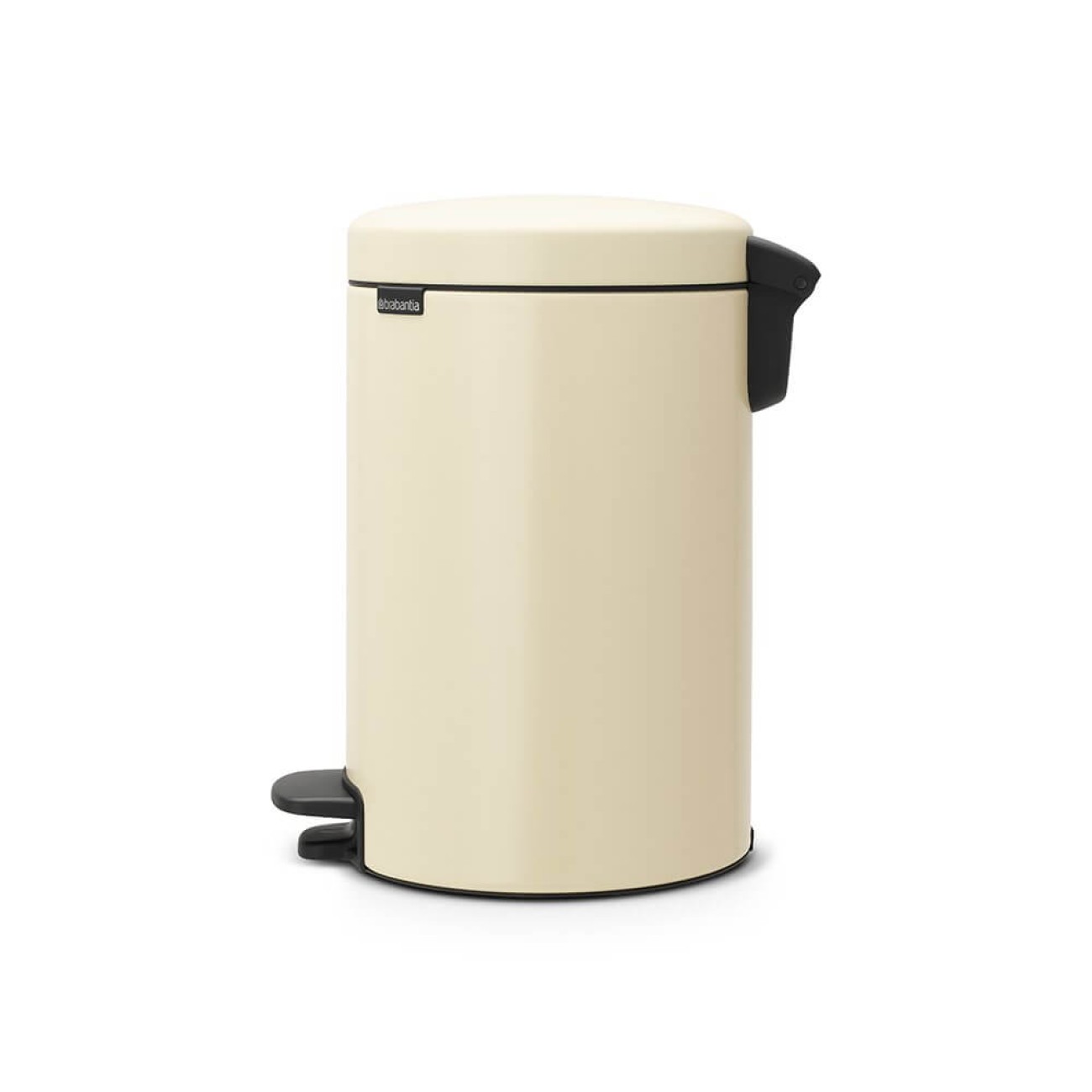 Brabantia Κάδος πεντάλ soft closing, plastic bucket almond 12 lt σειρά New Icon
