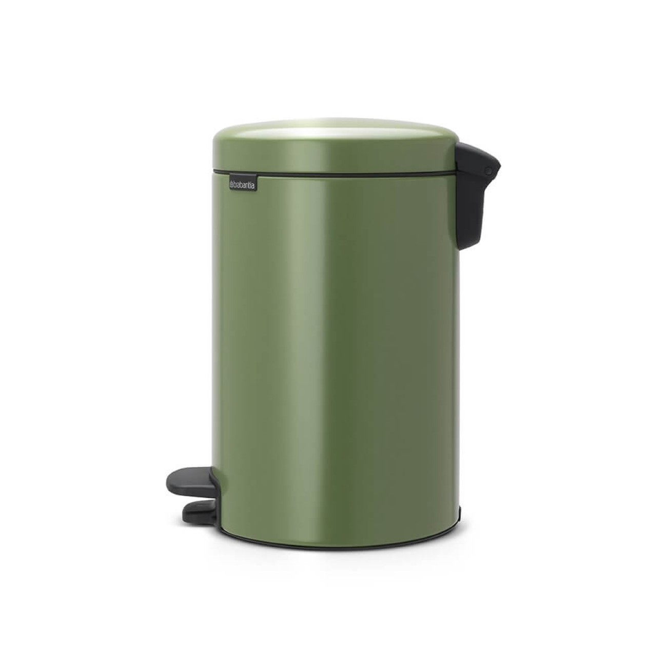 Brabantia Κάδος πεντάλ soft closing, plastic bucket moss green 12 lt σειρά New Icon