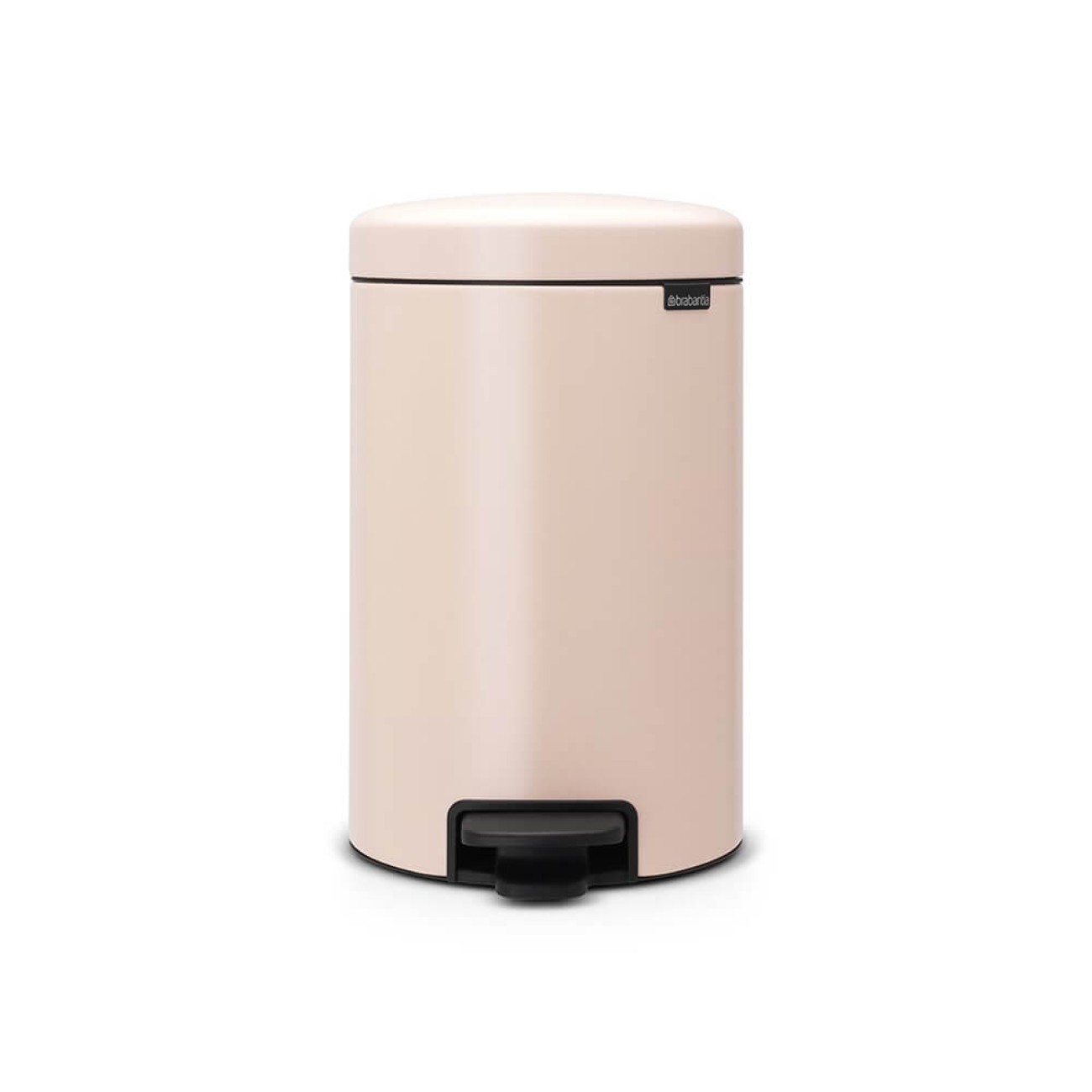 Brabantia Κάδος πεντάλ soft closing, plastic bucket clay pink 12 lt σειρά New Icon
