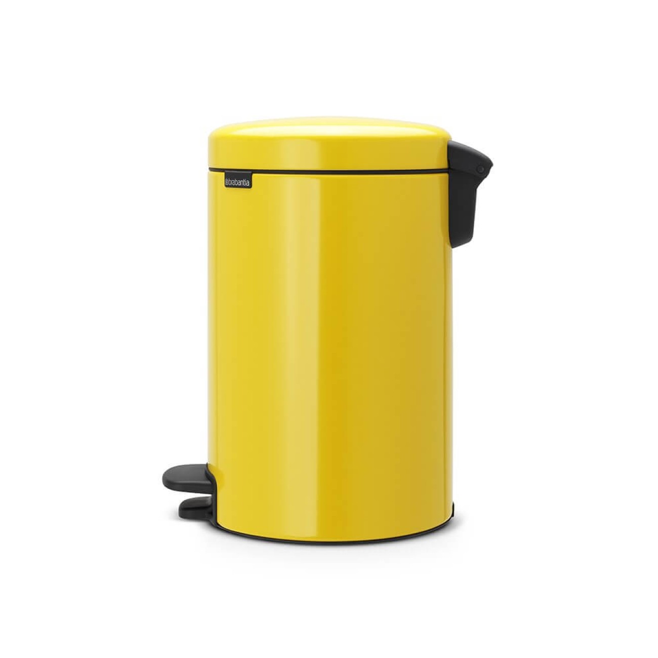 Brabantia Κάδος πεντάλ soft closing, plastic bucket daisy yellow 12 lt σειρά New Icon
