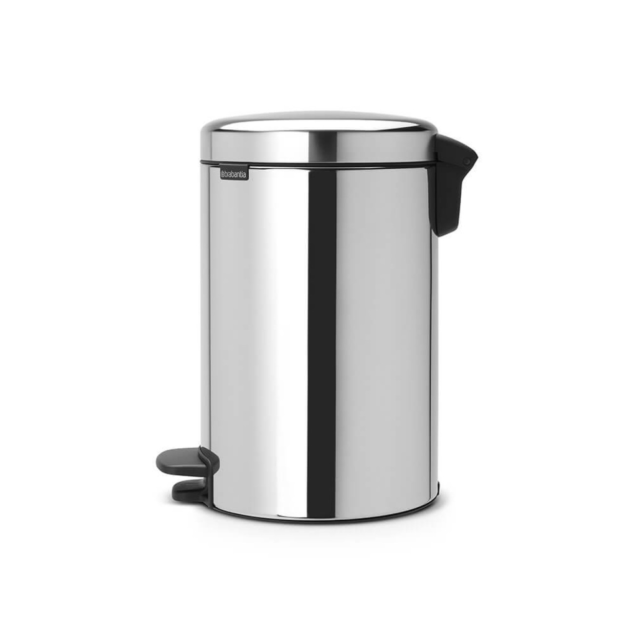 Brabantia Κάδος πεντάλ soft closing, plastic bucket brilliant steel 12 lt σειρά New Icon