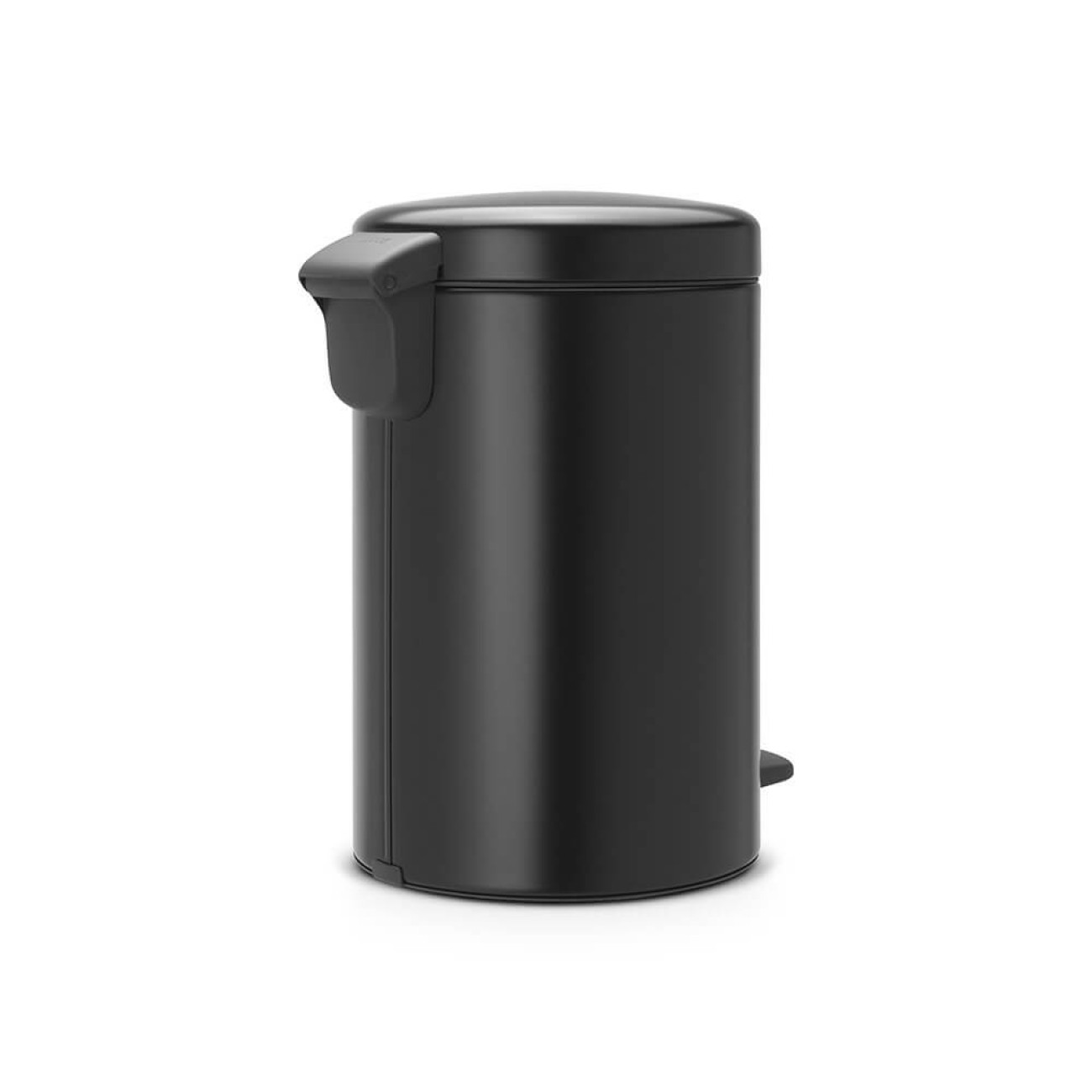 Brabantia Κάδος πεντάλ soft closing, plastic bucket matt black 12 lt σειρά New Icon