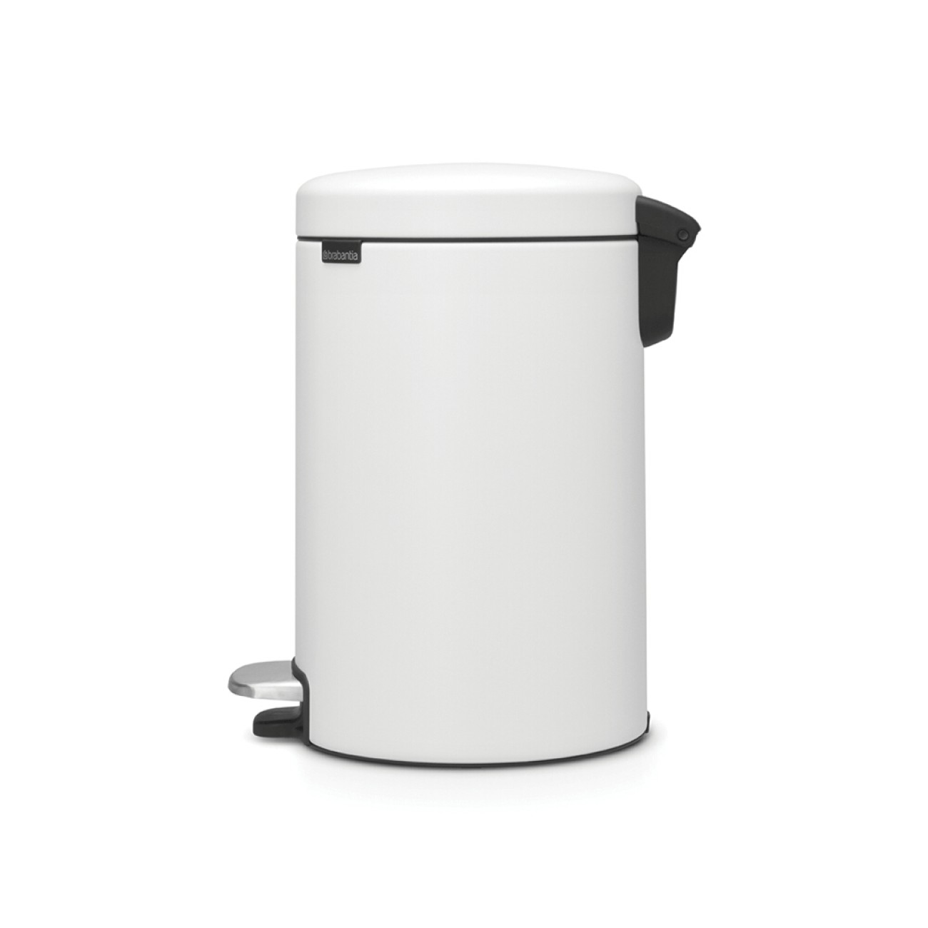 Brabantia Κάδος πεντάλ soft closing, plastic bucket mineral eternal white 12 lt σειρά New Icon