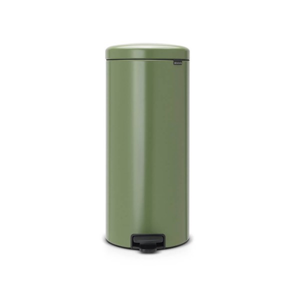 Brabantia Pedal bin newicon, 30 litre, plastic bucket moss green