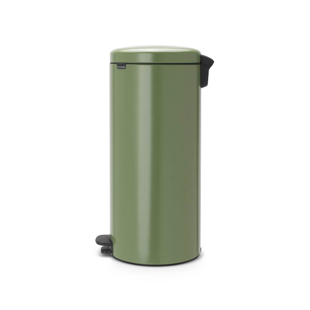 Brabantia Pedal bin newicon, 30 litre, plastic bucket moss green