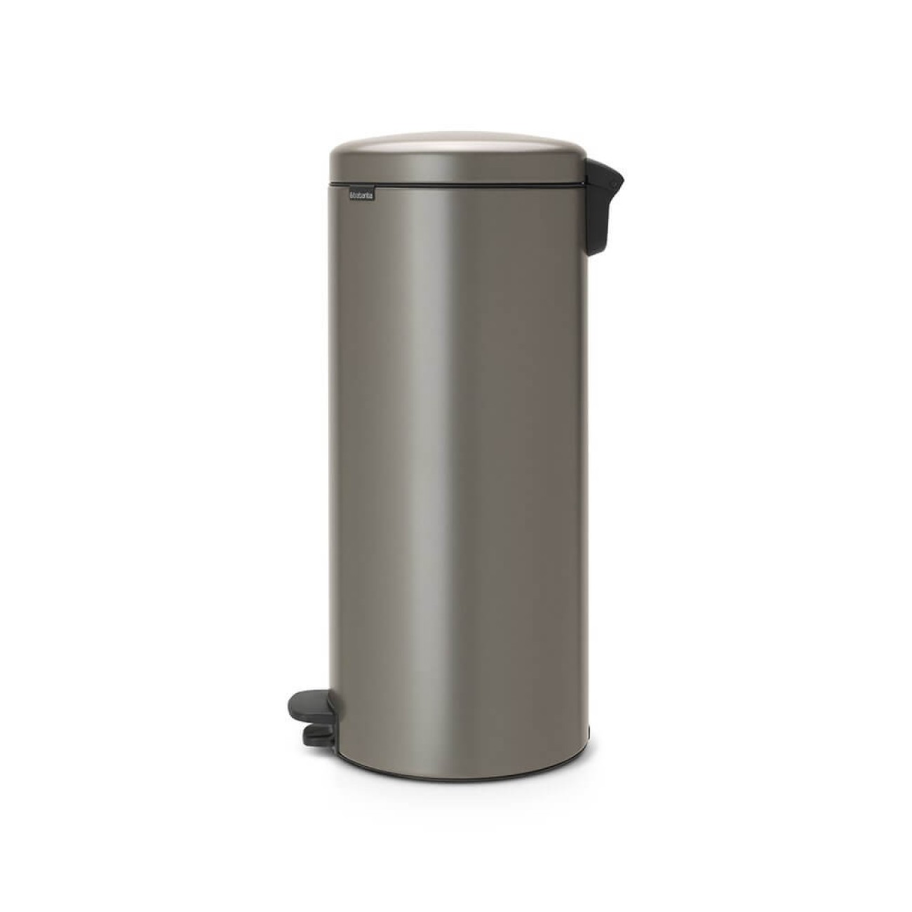 Brabantia Pedal bin newicon, 30 litre, plastic bucket platinum