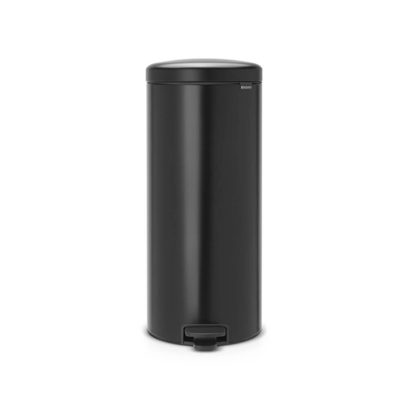 Brabantia Κάδος πεντάλ soft closing, plastic bucket matt black 30 lt σειρά New Icon
