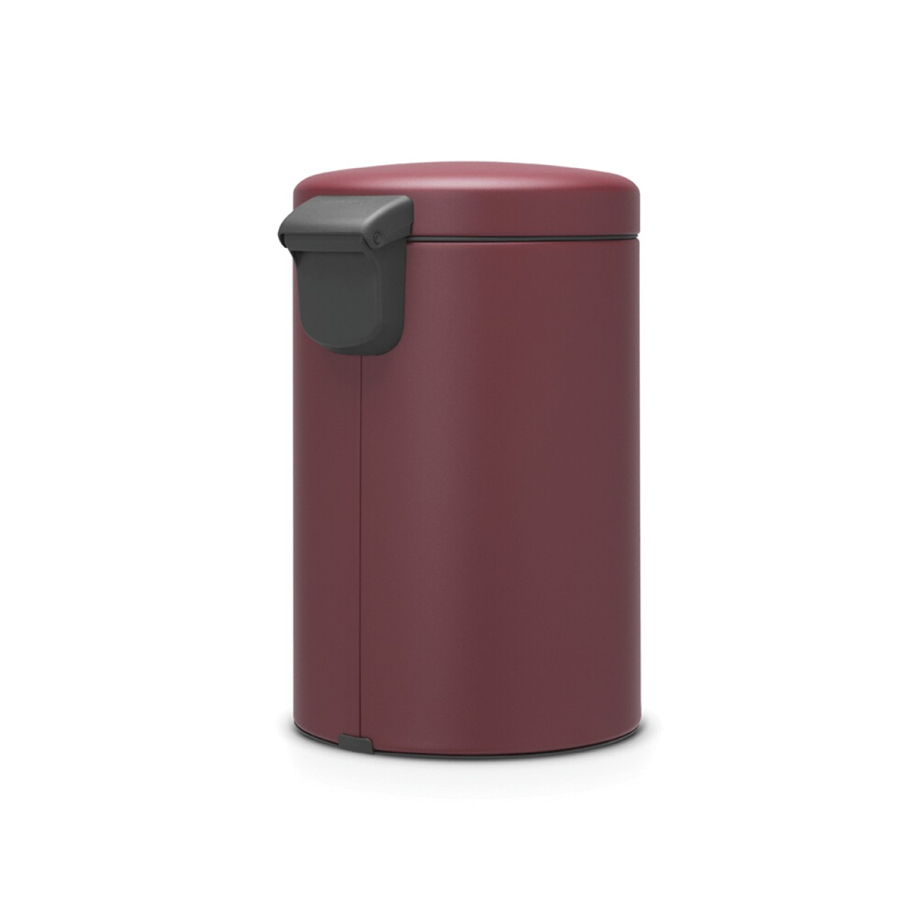 Brabantia Κάδος πεντάλ soft closing, plastic bucket mineral windsor red 12 lt σειρά New Icon