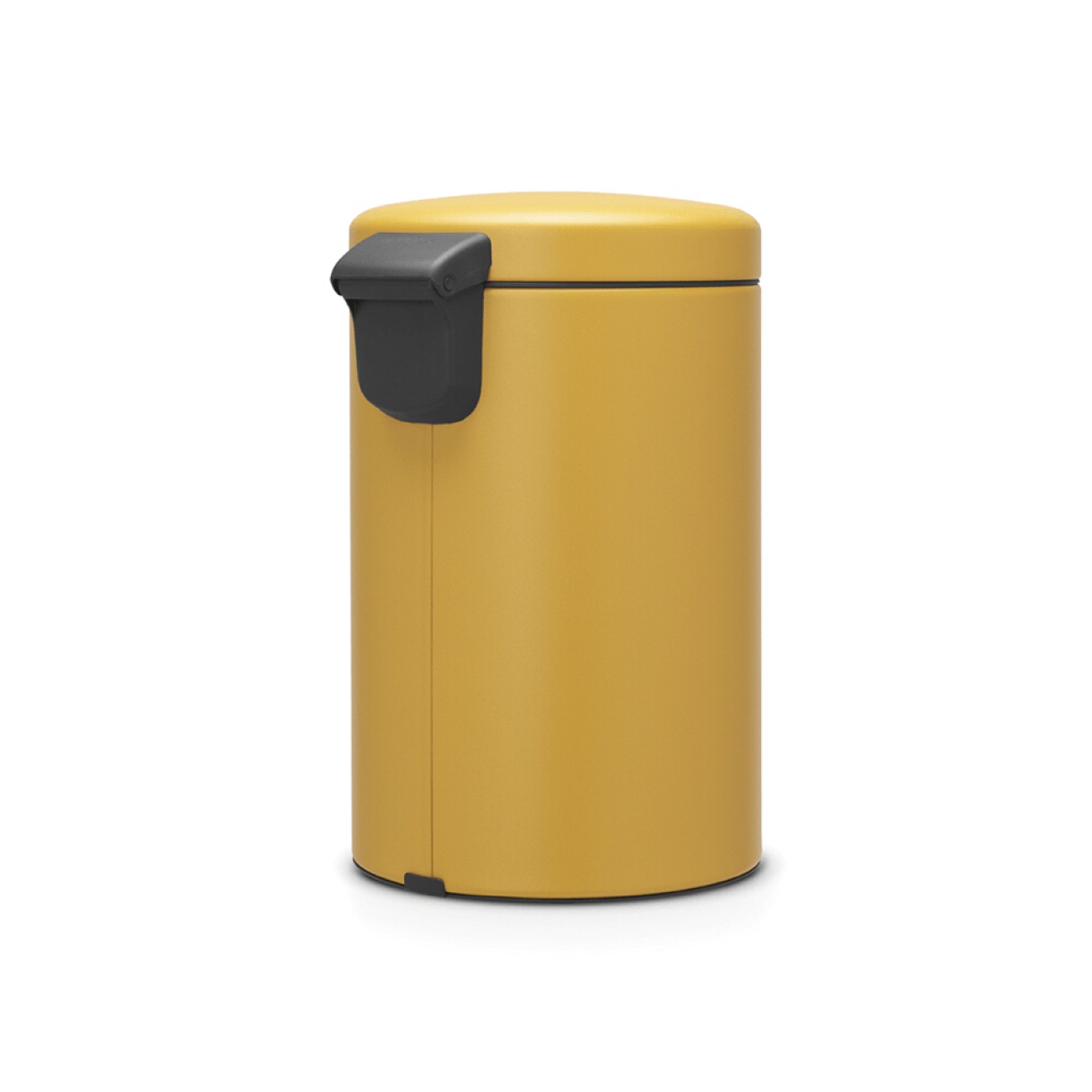 Brabantia Κάδος πεντάλ soft closing, plastic bucket mineral mustard yellow 12 lt σειρά New Icon