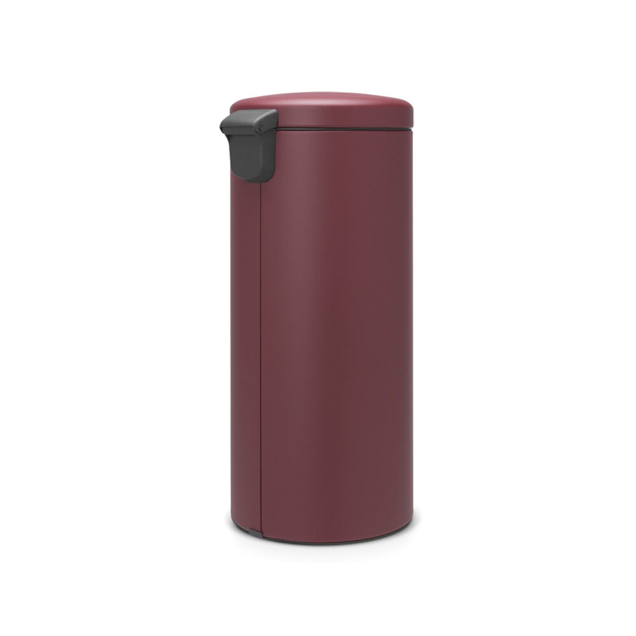 Brabantia Pedal bin newicon, 30 litre, plastic bucket mineral windsor red