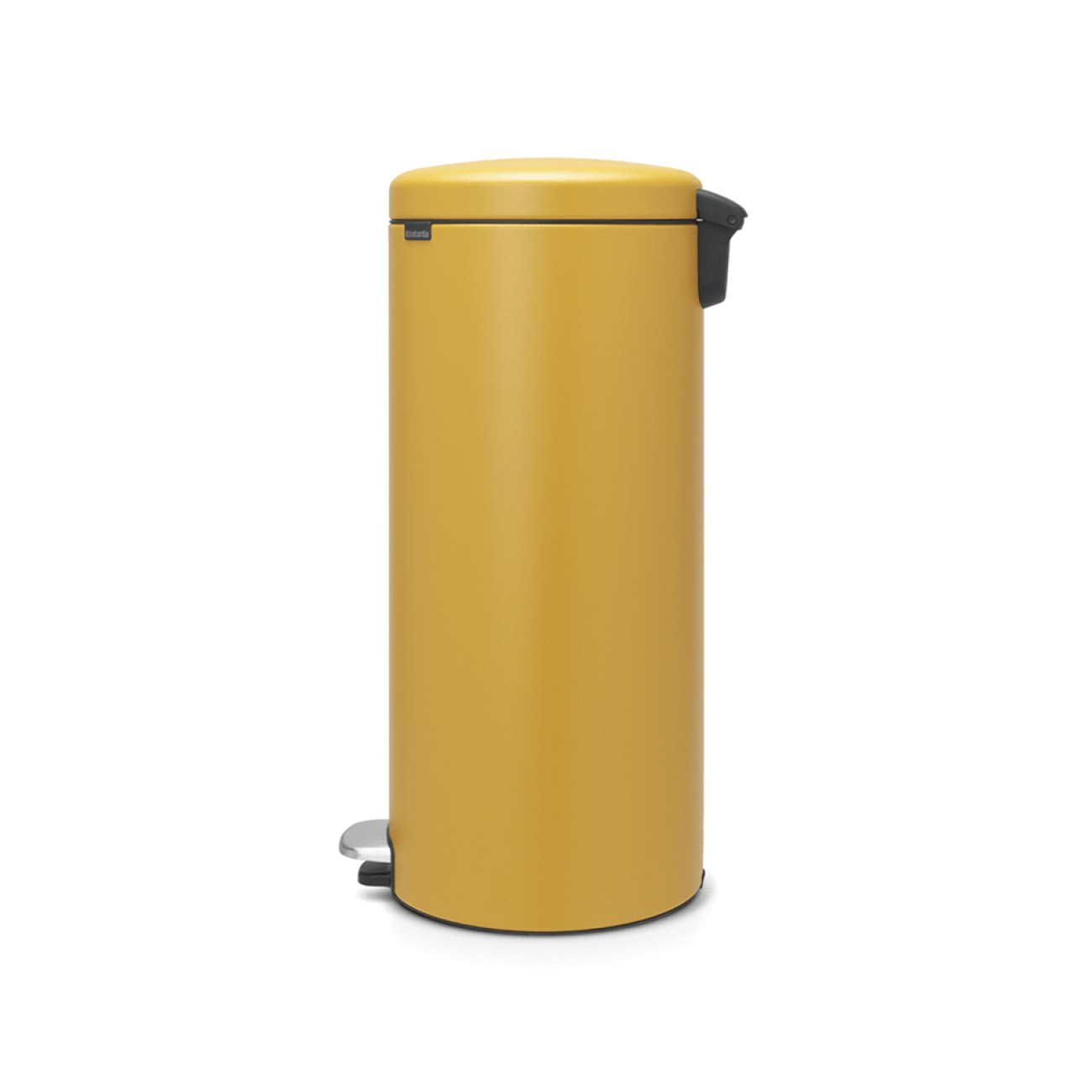 Brabantia Κάδος πεντάλ soft closing, plastic bucket mineral mustard yellow 30 lt σειρά New Icon