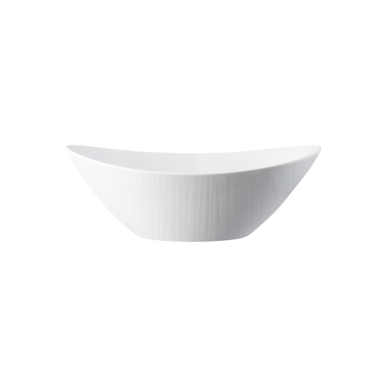 Rosenthal Πιάτο βαθύ οβάλ 24x18 cm σειρά Mesh Weiss