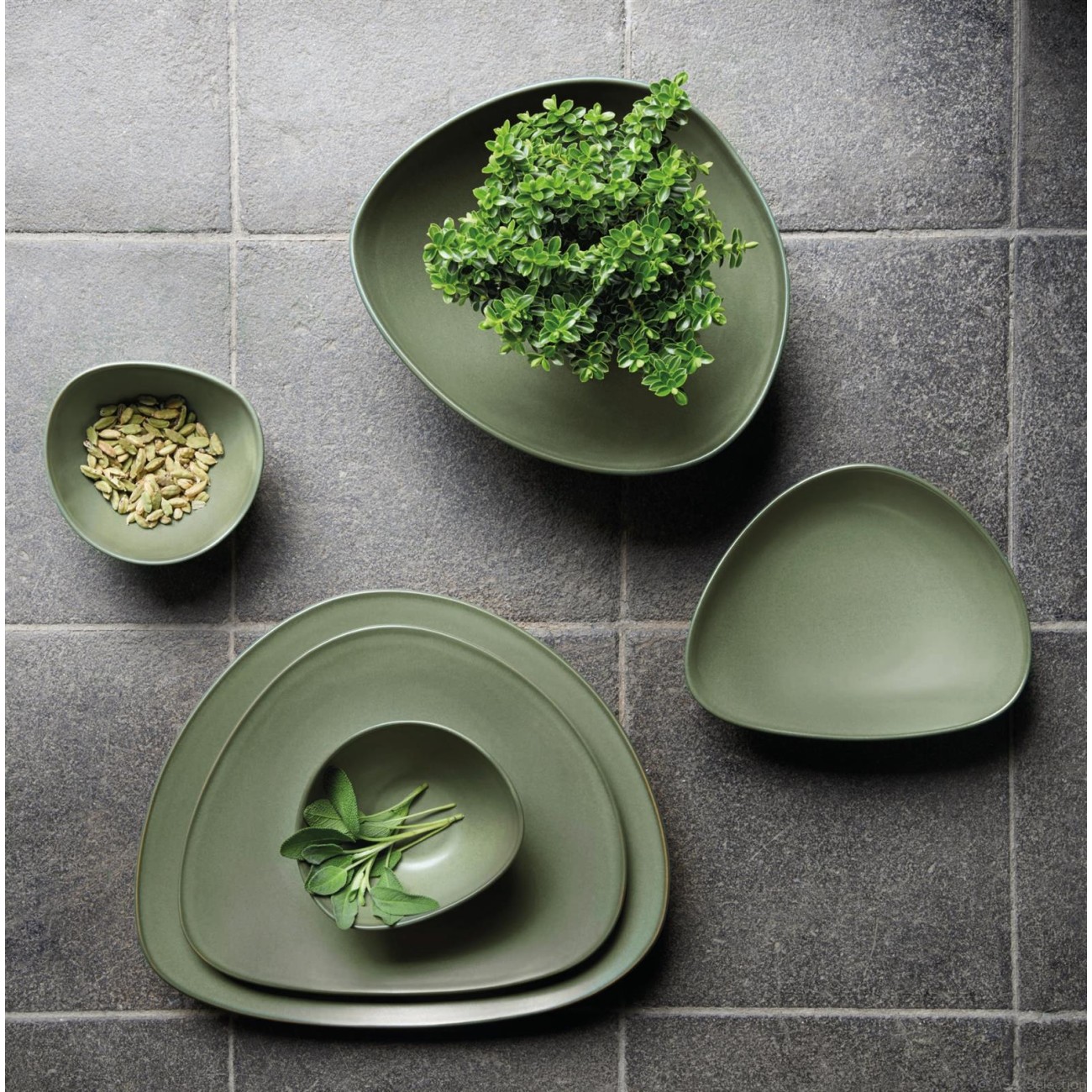 Asa Πιάτο gourmet 34 cm σειρά Cuba Verde