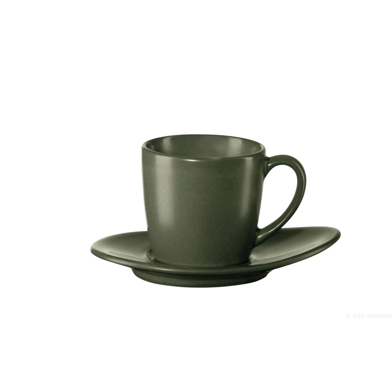 Asa Φλιτζάνι espresso με πιατάκι 0,6 cl σειρά Cuba Verde