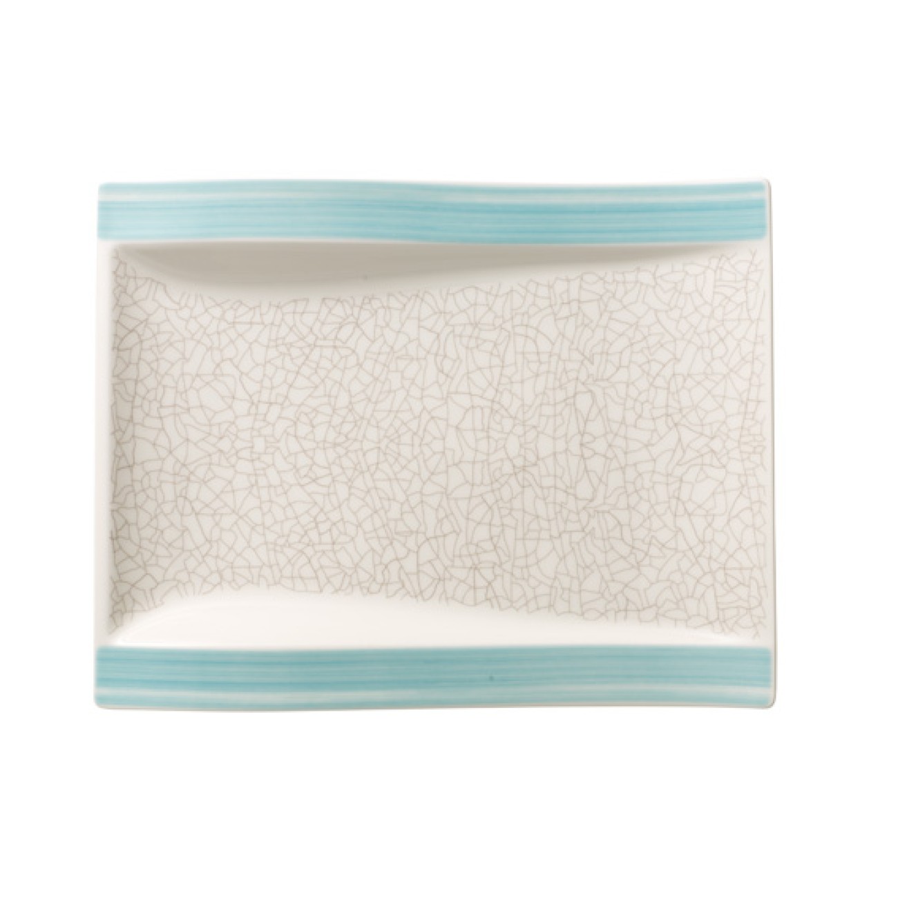 Villeroy & Boch Πιάτο ρηχό ορθογώνιο aquamarin 26x20 cm σειρά Amarah