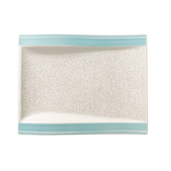 Villeroy & Boch Πιάτο ρηχό ορθογώνιο aquamarin 26x20 cm σειρά Amarah