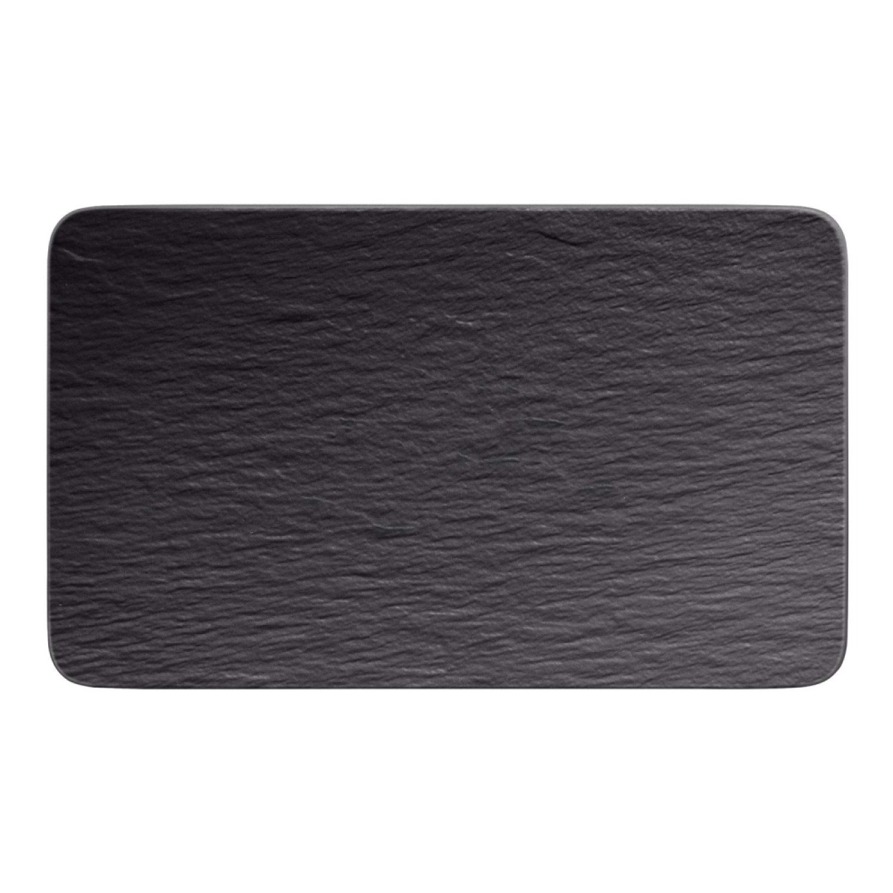 Villeroy & Boch Πιάτο ρηχό ορθογώνιο 28x17 cm σειρά The Rock Blackhale