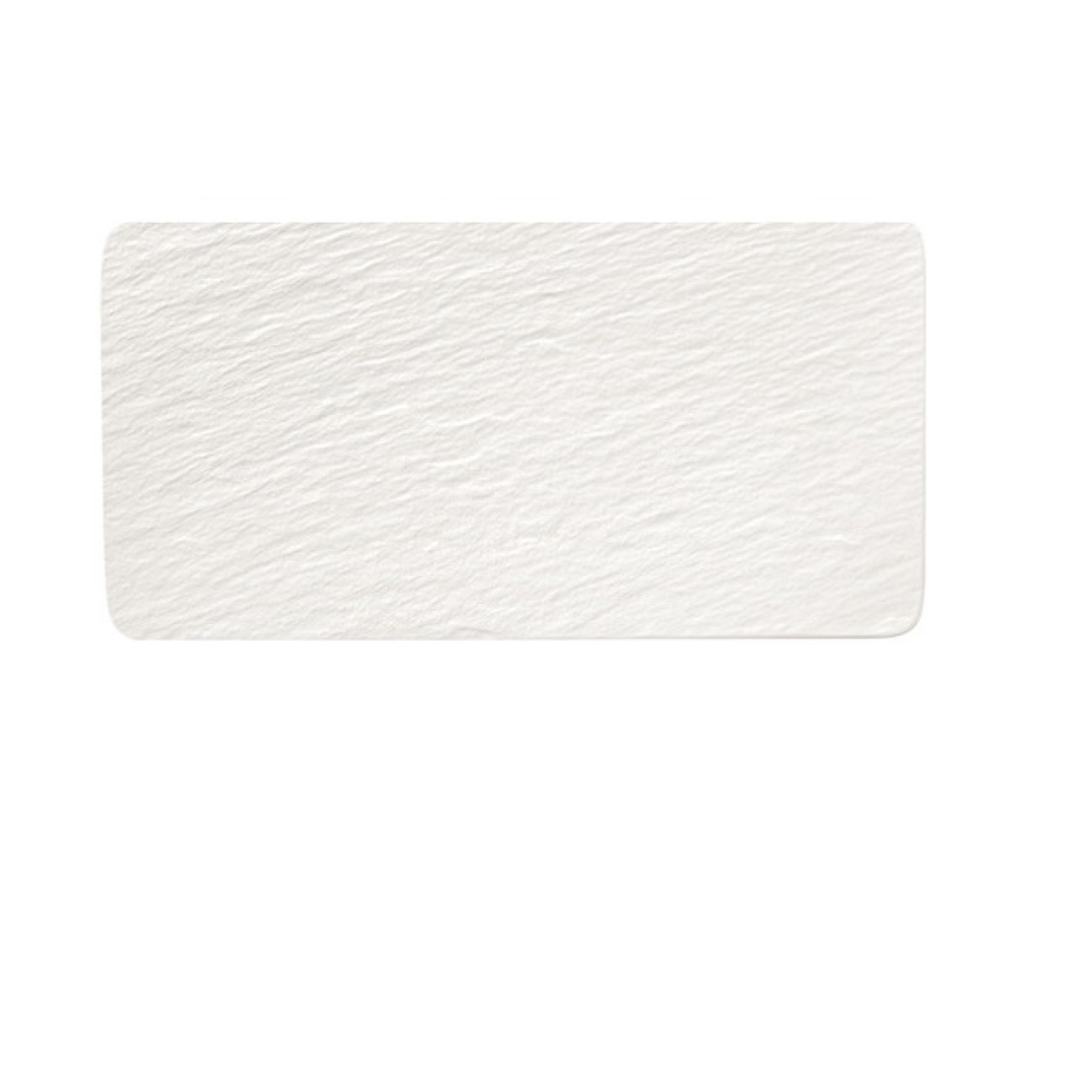 Villeroy & Boch Πιάτο ρηχό ορθογώνιο 28x17 cm σειρά The Rock White Glacier