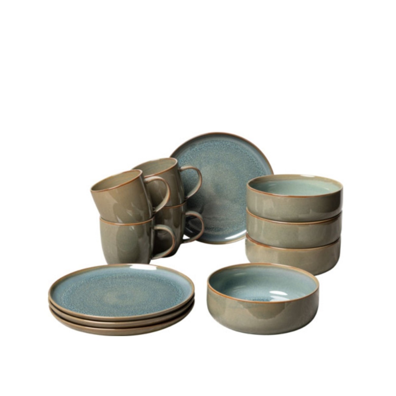 Villeroy & Boch Πιάτο ρηχό 210x210x20 cm σειρά Crafted Breeze