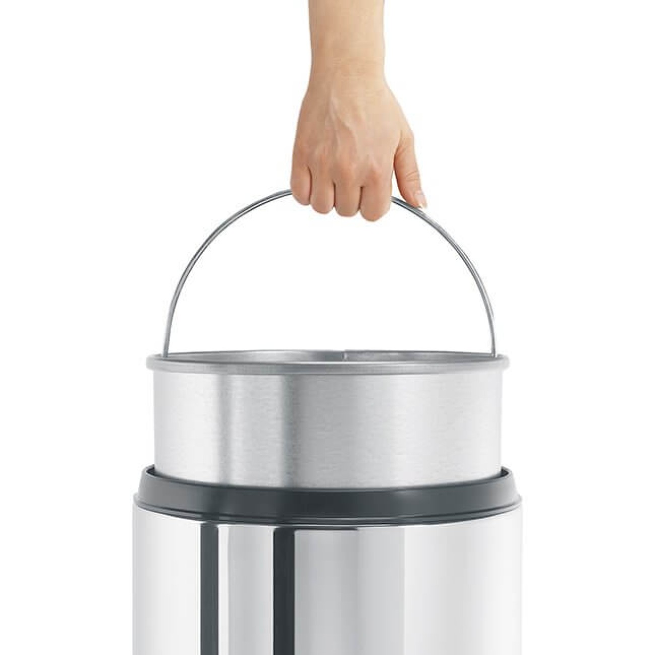 Brabantia Κάδος για χαρτιά brilliant steel 30 lt