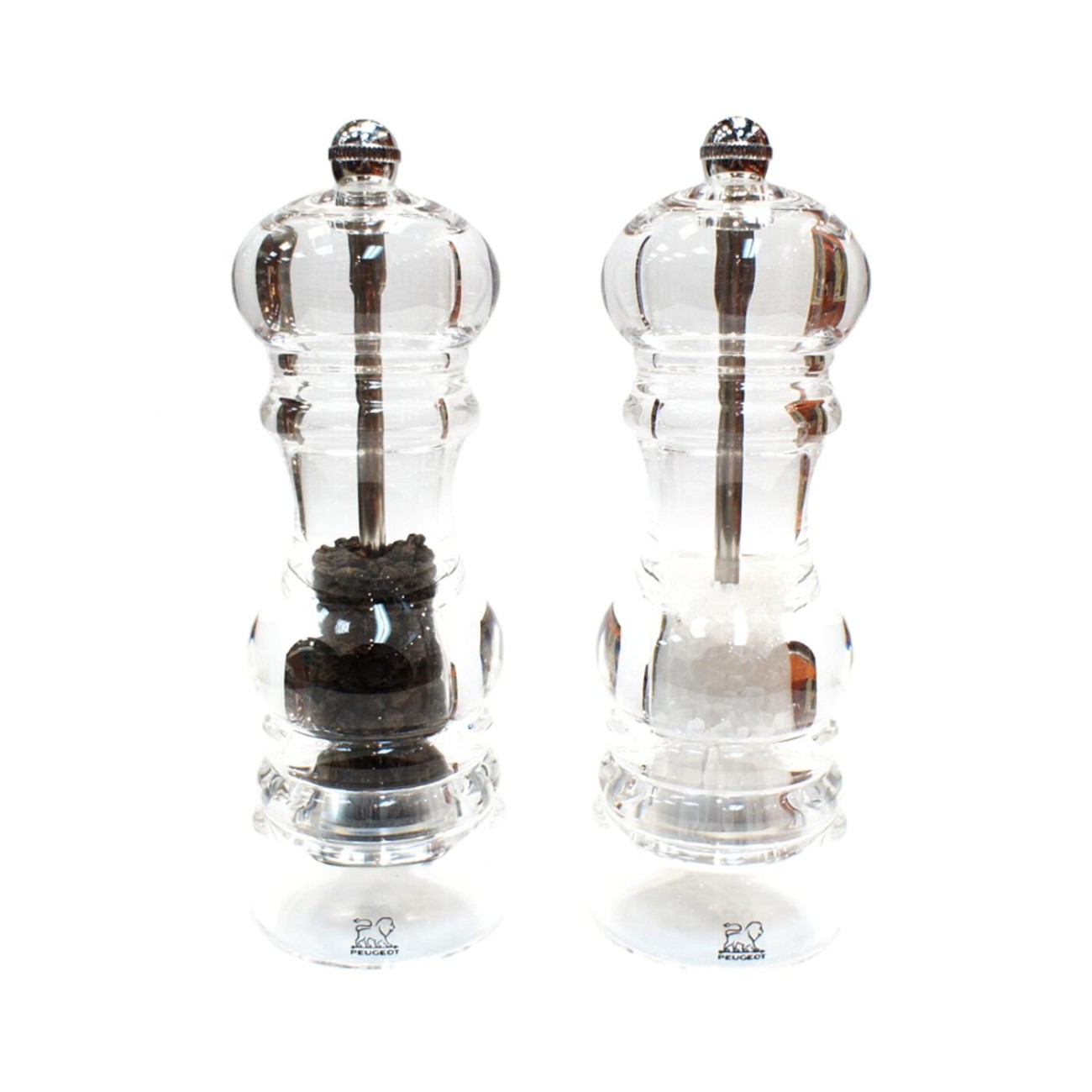 Peugeot Σετ μύλος πιπεριού & μύλος αλατιού ακρυλικός 5,9x5,9x18 cm σειρά Nancy