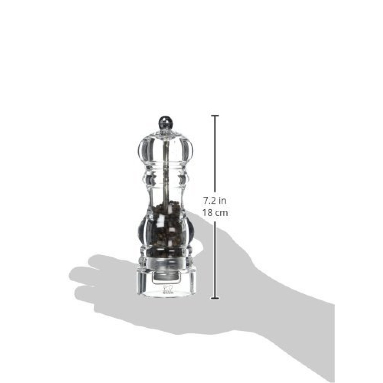 Peugeot Σετ μύλος πιπεριού & μύλος αλατιού ακρυλικός 5,9x5,9x18 cm σειρά Nancy