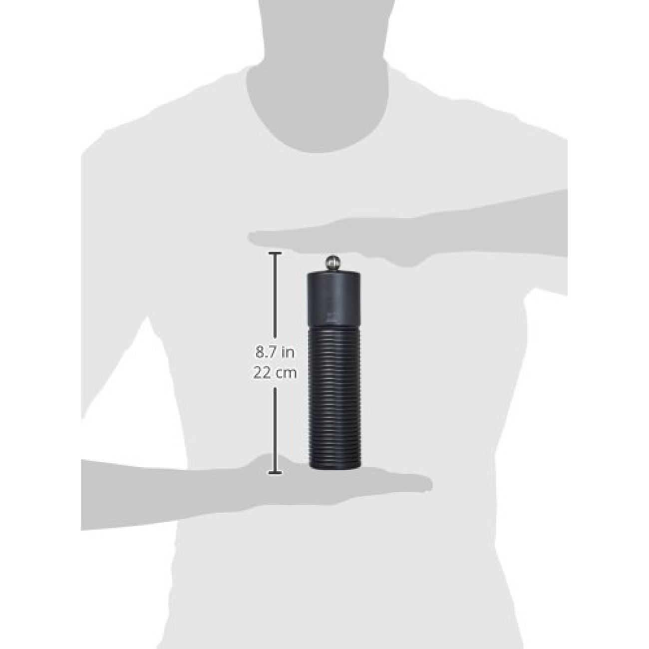 Peugeot Μύλος αλατιού black mat 21 cm σειρά Esterel