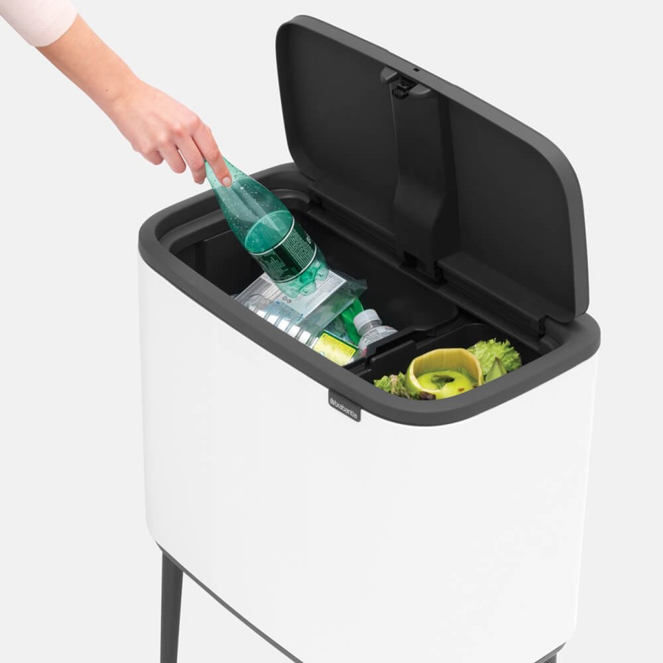 Brabantia Κάδος touch bin white 34 lt σειρά Bo