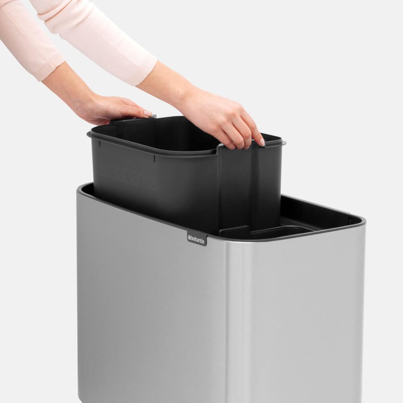 Brabantia Κάδος touch bin matt steel fpp 34 lt σειρά Bo