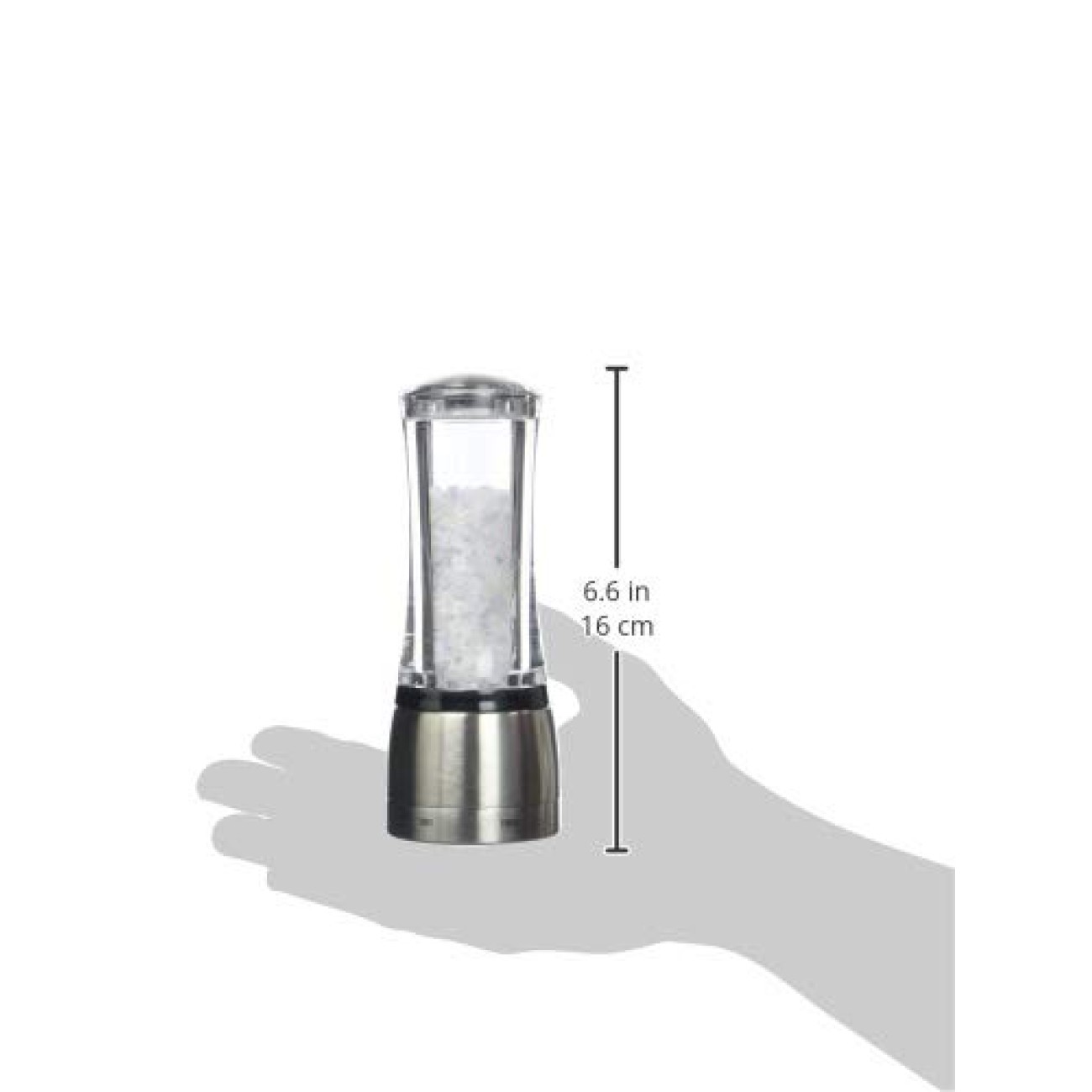 Peugeot Manual persian blue salt, acrylic and stainless steel