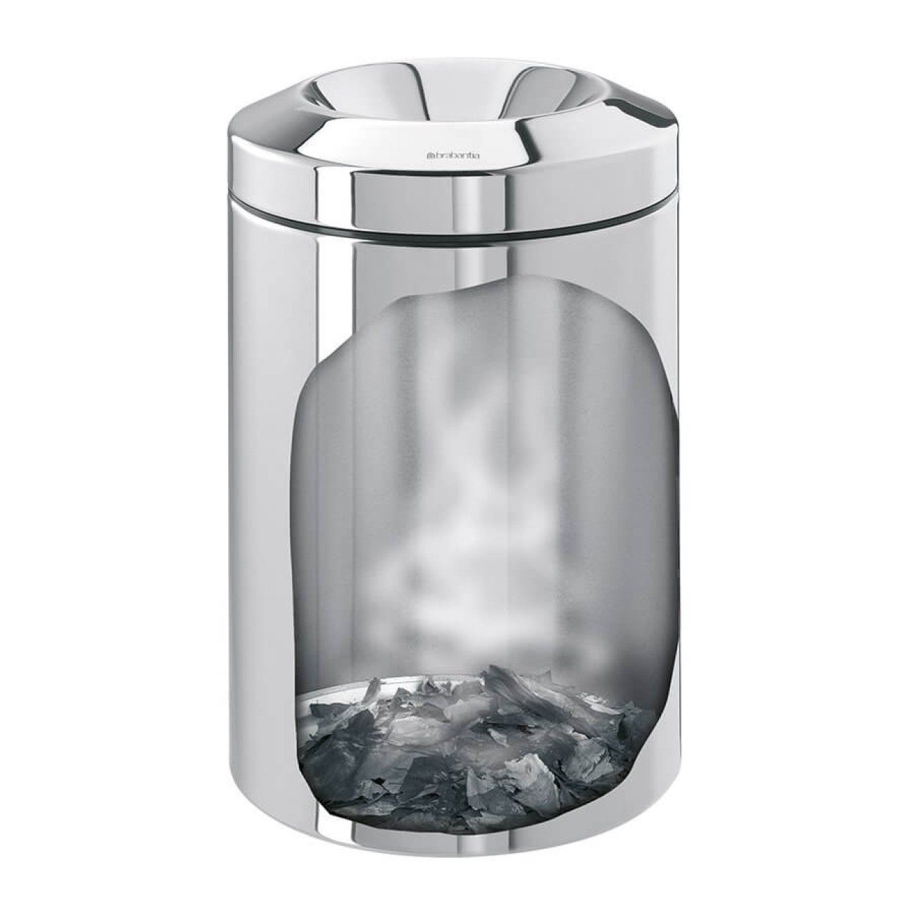 Brabantia Κάδος για χαρτιά brilliant steel 15 lt