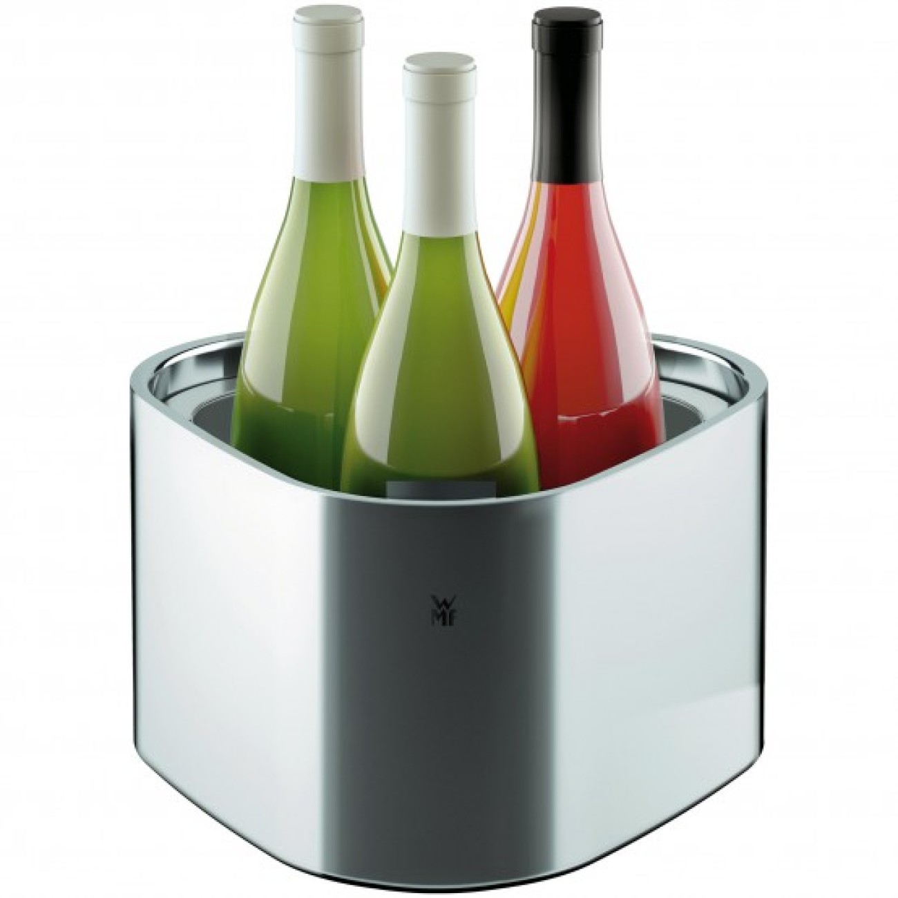 WMF Σαμπανιέρα cooler 3 θέσεων ανοξείδωτο 18/10 27,5x26x2x17 cm σειρά Diva