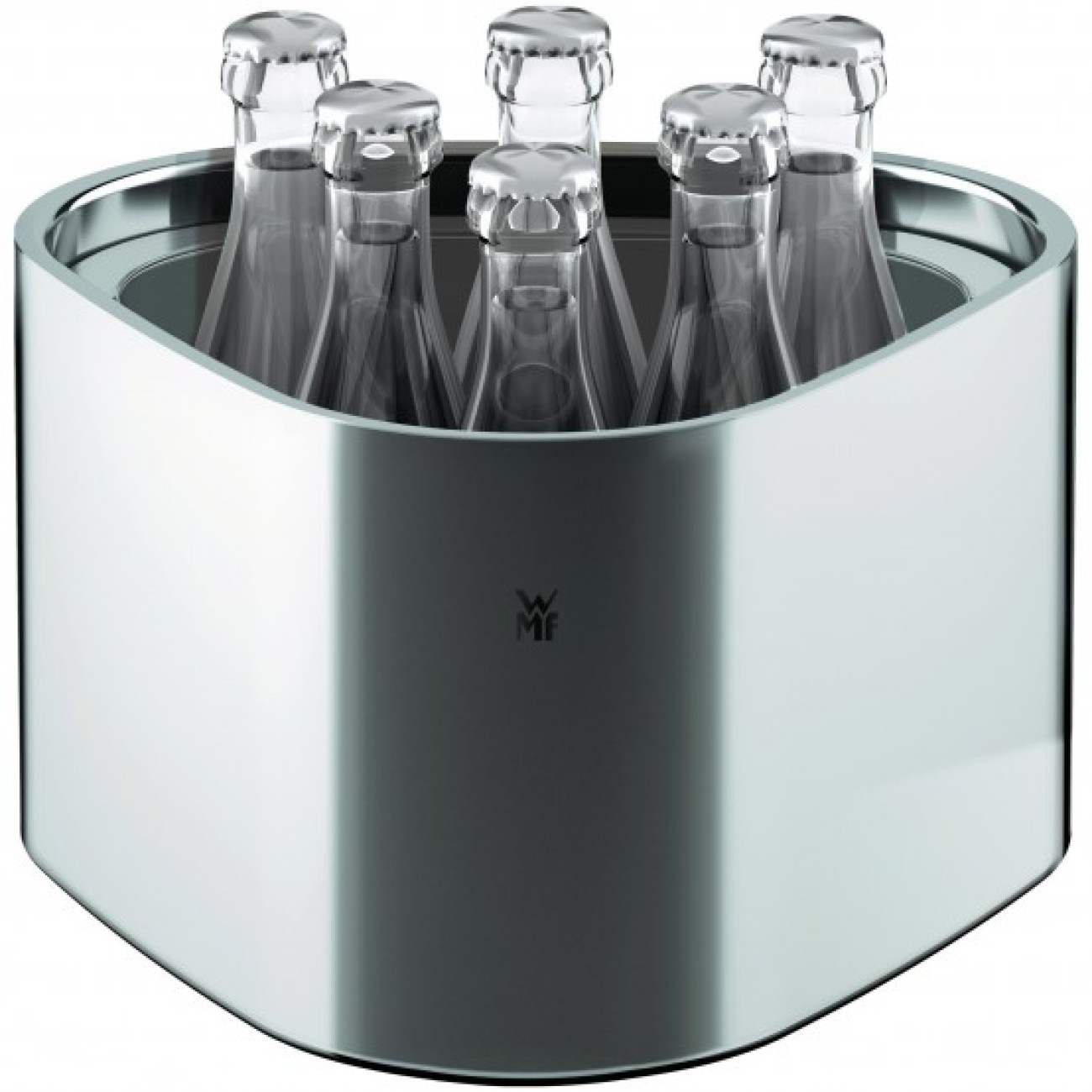 WMF Σαμπανιέρα cooler 3 θέσεων ανοξείδωτο 18/10 27,5x26x2x17 cm σειρά Diva