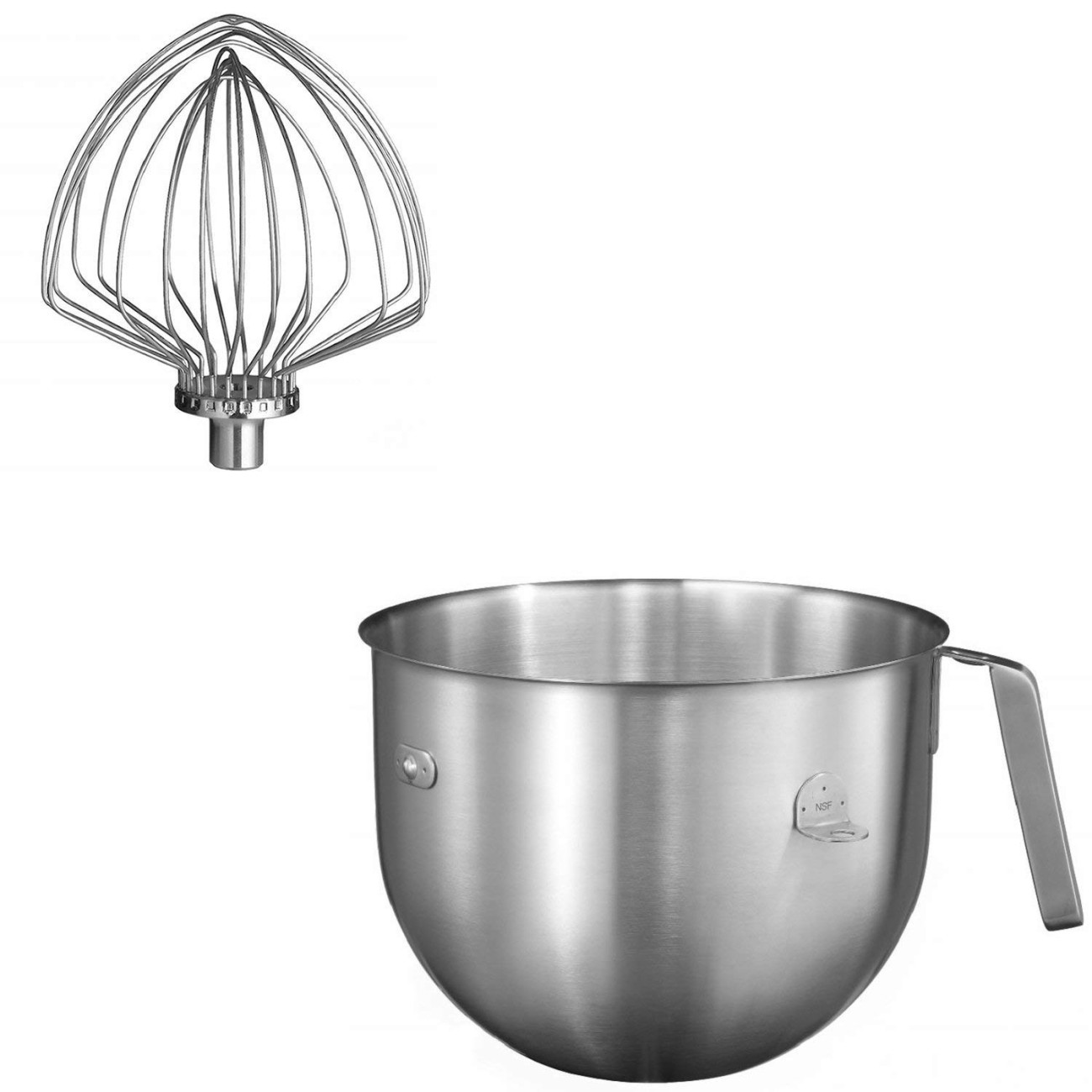 Kitchenaid Μίξερ professional με υπερυψωμένο μπολ λευκό 6,9 lt