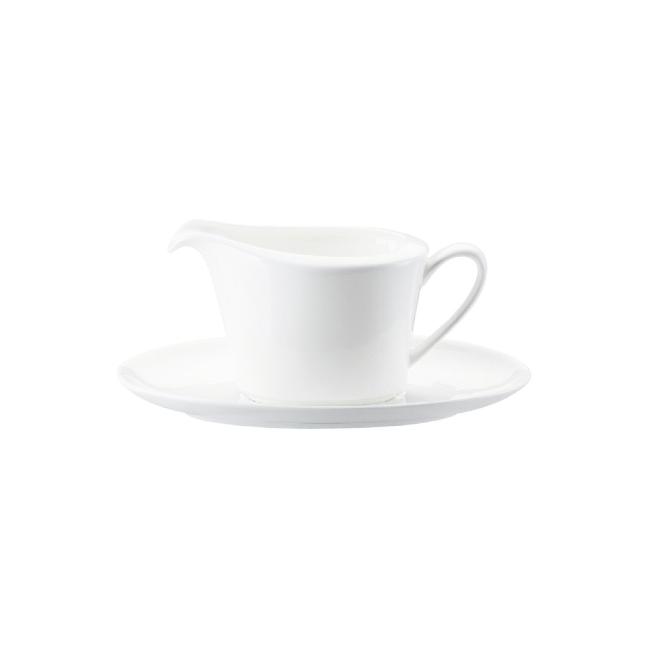 Rosenthal Σαλτσιέρα με πιατάκι (2 τμχ.) 45 cl σειρά Jade Weiss